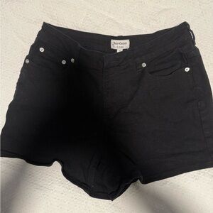 Juicy Couture Black Denim Shorts